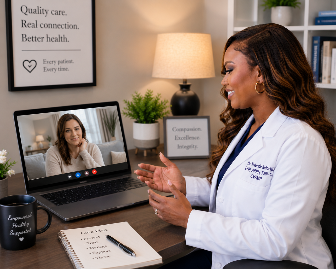 Telehealth primary care consultation